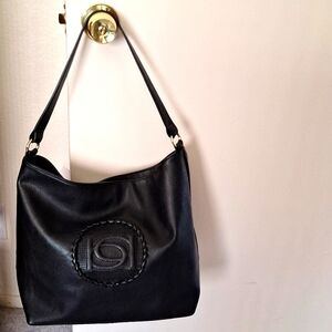 Large, Black, Bebe Logo Bag!